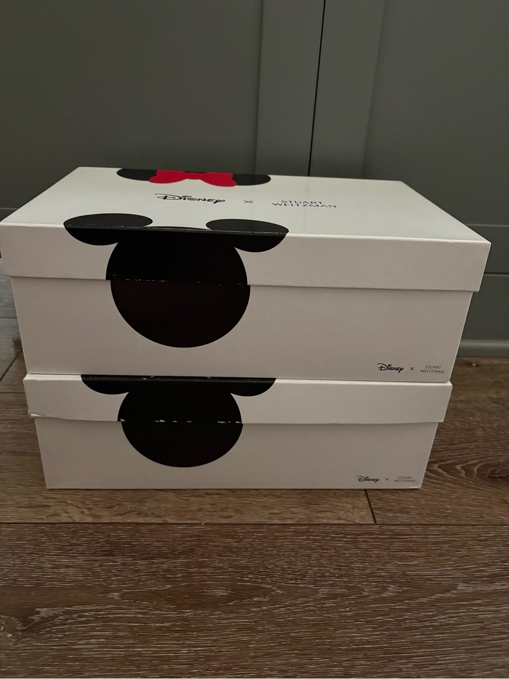 New in Box Disney x Stuart Weitzman Minnie and Mickey Heels Size 8 - Picture 8 of 15